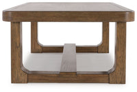 Cabalynn - Rectangular Cocktail Table - Light Brown