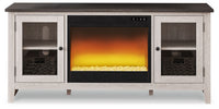 Dorrinson - TV Stand With Fireplace Insert