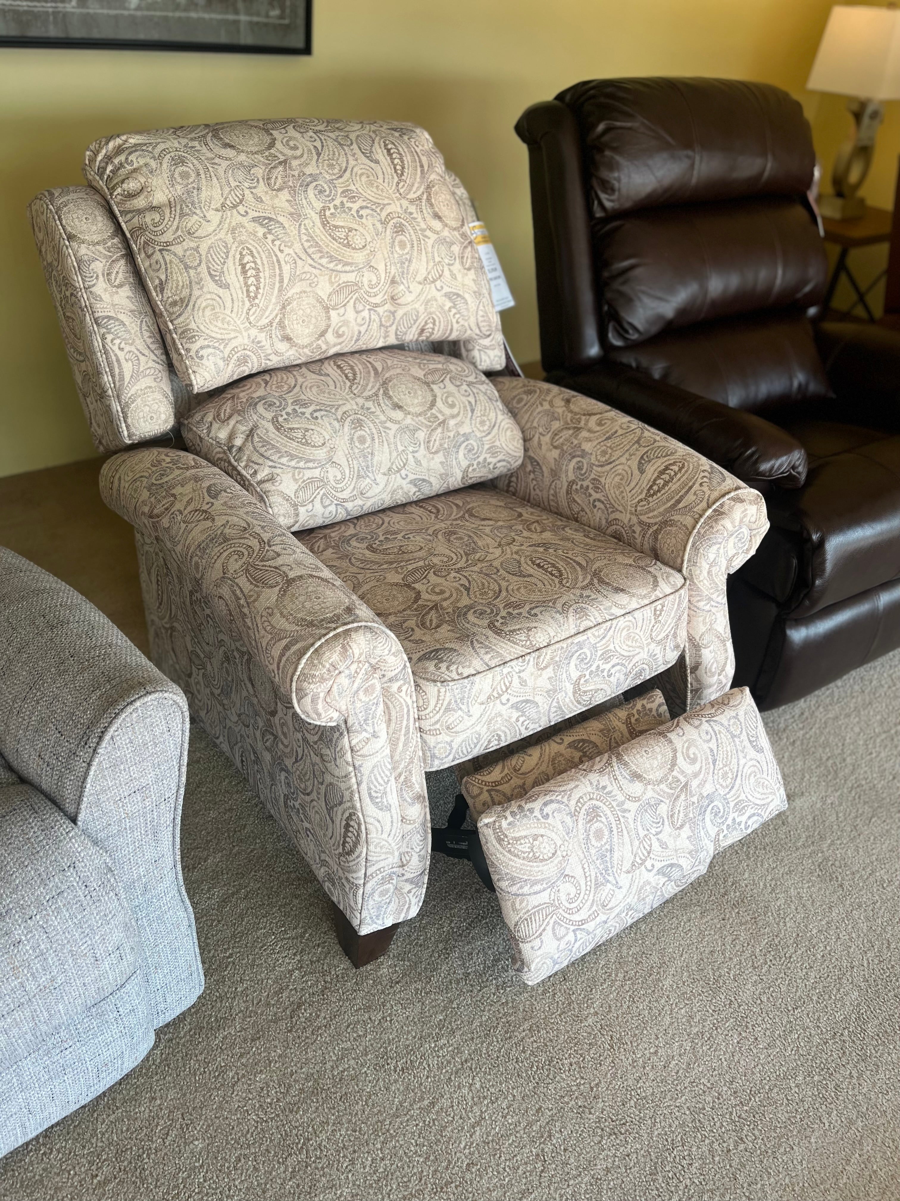 Carleton high leg discount recliner