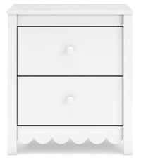 Hallityn - Two Drawer Night Stand - White