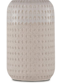 Capwich - Ceramic Table Lamp - Beige / White
