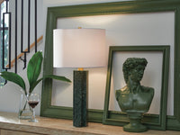 Keegan - Marble Table Lamp - Green