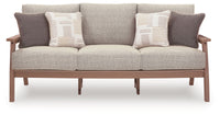 Grover Beach - Sofa With Cushion - Driftwood