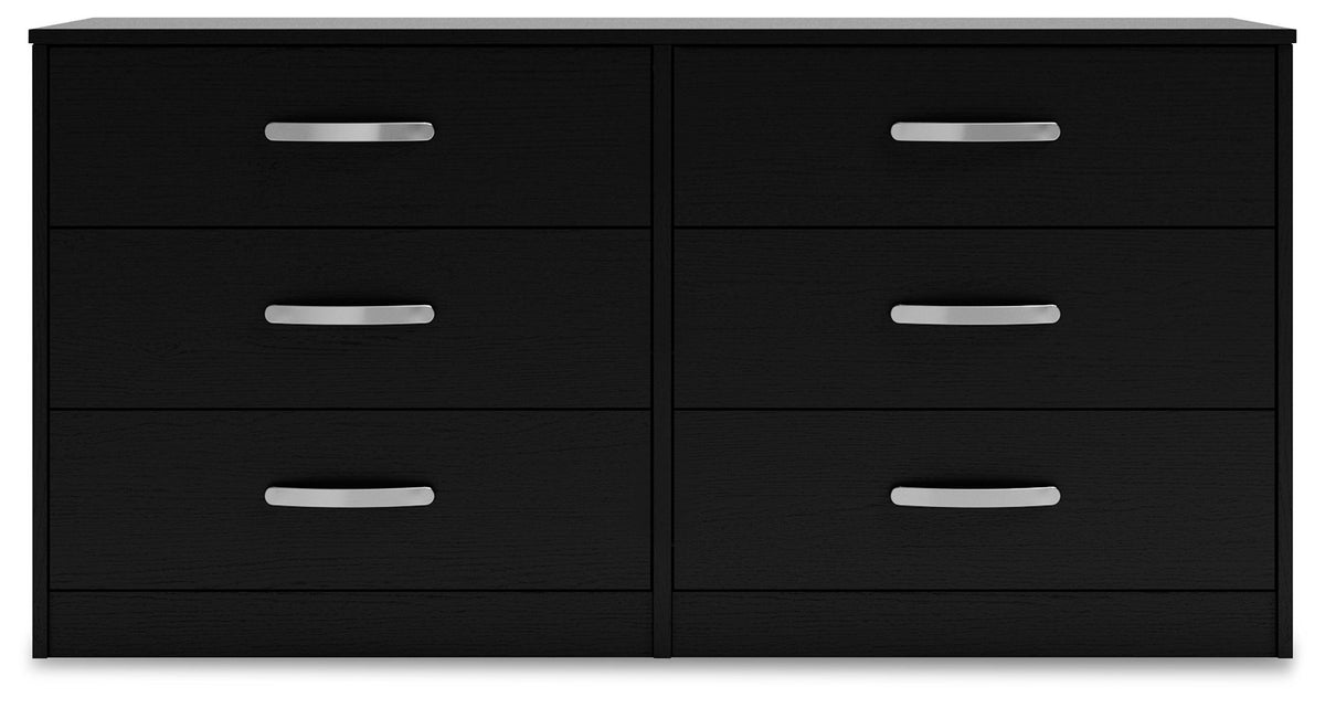 Finch - Six Drawer Dresser - 29'' Height - Black
