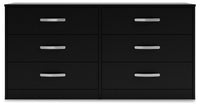 Finch - Six Drawer Dresser - 29'' Height - Black