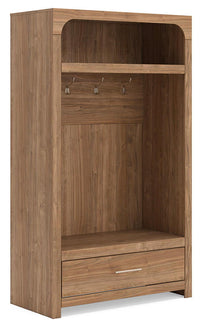 Dovander - Hall Tree With Storage Bench - Brown