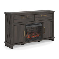 Brazen Valley - TV Stand With Fireplace Option