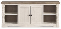 Havalance - Extra Large TV Stand - 2 Doors - Brown / Beige