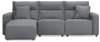Modmax II - Reclining Sectional - Salt And Pepper