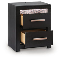 Brizmore - Two Drawer Night Stand - Black