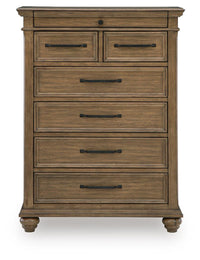 Karallin - Seven Drawer Chest - Medium Brown