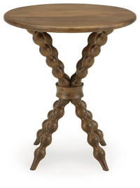 Jadner - Accent Table - Light Brown