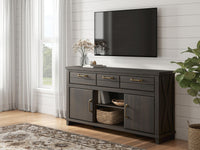 Brazen Valley - TV Stand With Fireplace Option