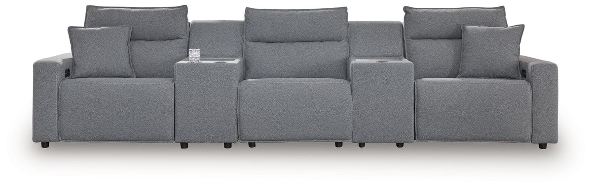 Modmax II - Reclining Sectional - Salt And Pepper