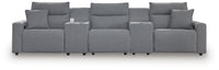 Modmax II - Reclining Sectional - Salt And Pepper