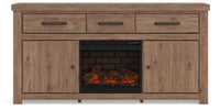 Garistyn - TV Stand With Fireplace Option