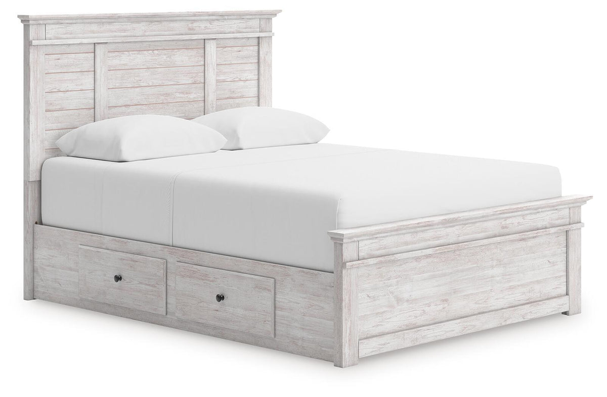 Makidern - Panel Storage Bed