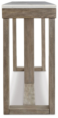 Loyaska - Sofa Table - Brown / Ivory
