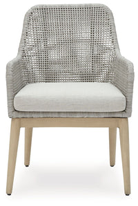 Seton Creek - Arm Chair With Cushion (Set of 2) - Gray