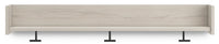 Socalle - Wall Mounted Coat Rack w/Shelf - Light Natural