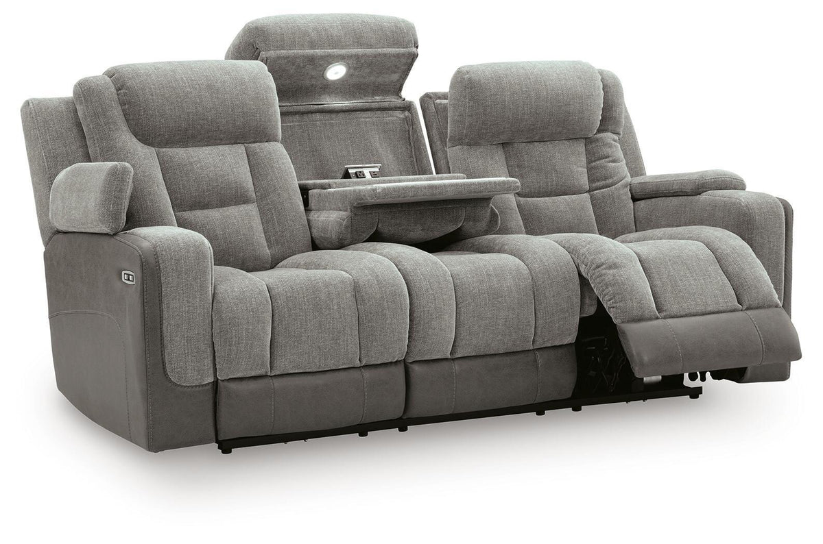 Mixed Motion - Power Reclining Sofa With Adjustable Headrest