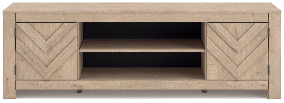 Cayboni - LG TV Stand With Fireplace Option