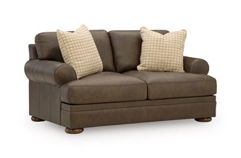 Carriage Point - Loveseat - Hickory - Schleider Furniture & Mattress Company 