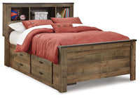 Trinell - Bookcase Bed With Storage