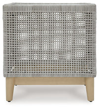 Seton Creek - Square End Table - Gray