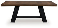 Greddinton - Dining Extension Table - Brown / Black