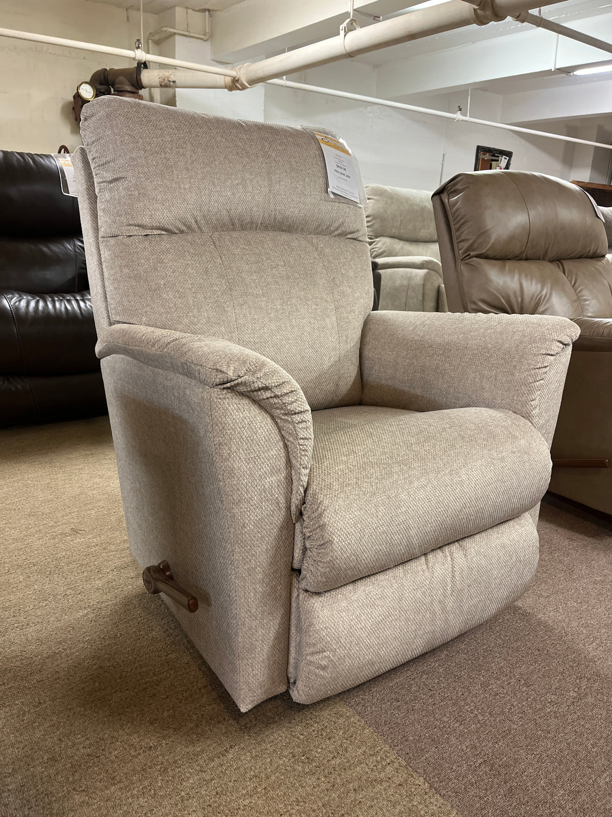 Arthur Rocking Recliner - Sand DISCONTINUED STYLE