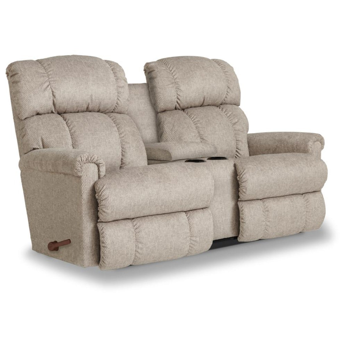 Pinnacle Console Reclining Loveseat - Marble