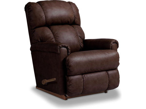Pinnacle Leather Rocker Recliner - Schleider Furniture & Mattress Company 