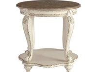 Realyn Round End Table - Schleider Furniture & Mattress Company 